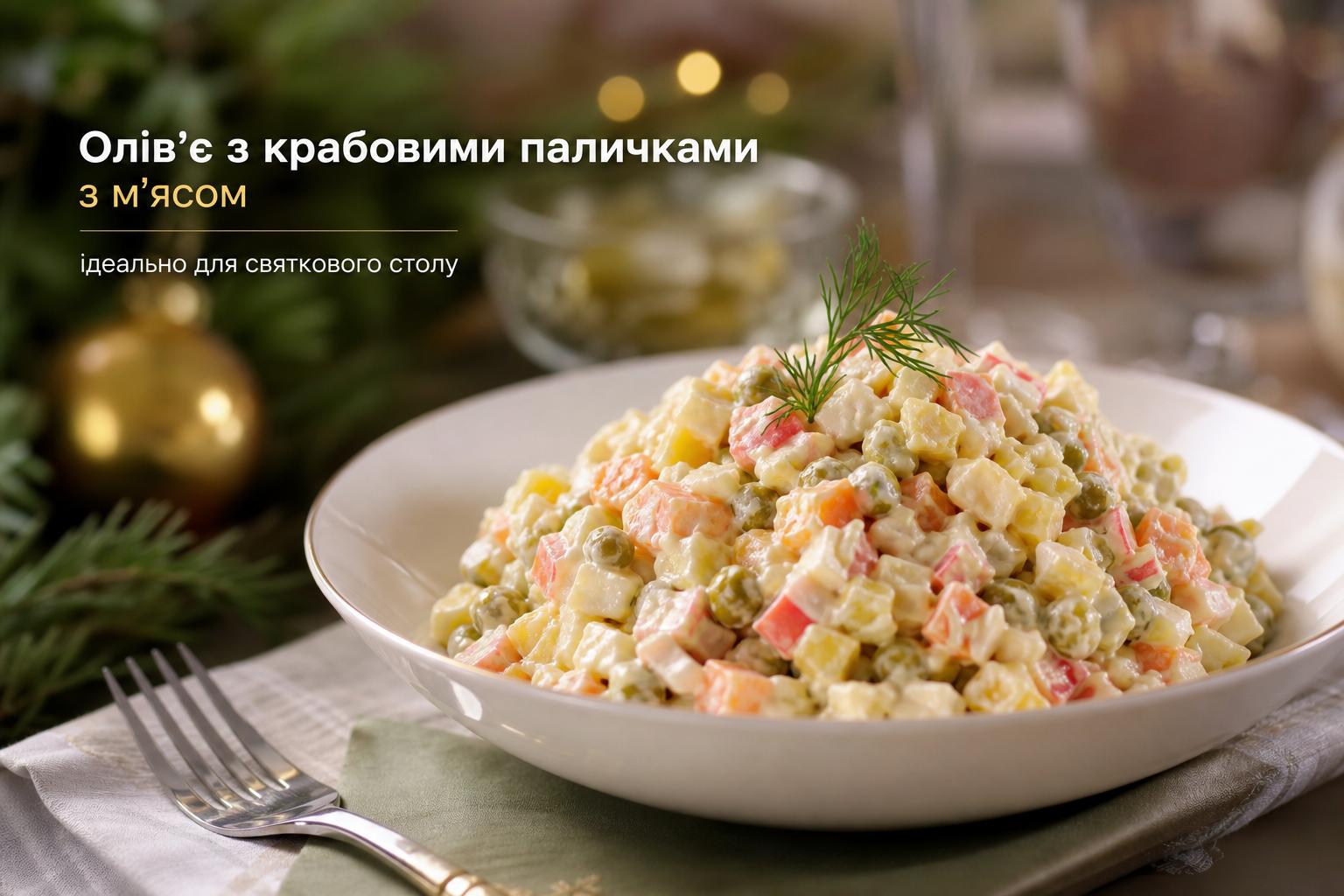 Олів'є з крабовими паличками – рецепт з м'ясом. Коли готувати і для кого Олів'є з крабовими паличками – рецепт з м'ясом. Коли готувати і для кого