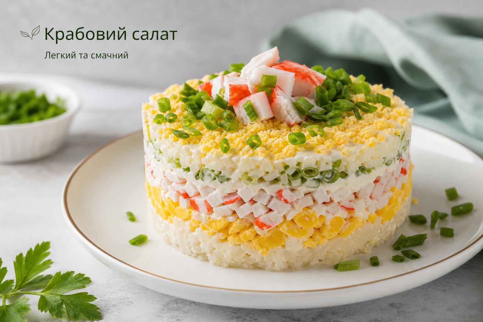 Крабовий салат рецепт – як готувати шарами, що можна додати, калорійність. Підсумок: чому цей салат не виходить з моди Крабовий салат рецепт – як готувати шарами, що можна додати, калорійність. Підсумок: чому цей салат не виходить з моди