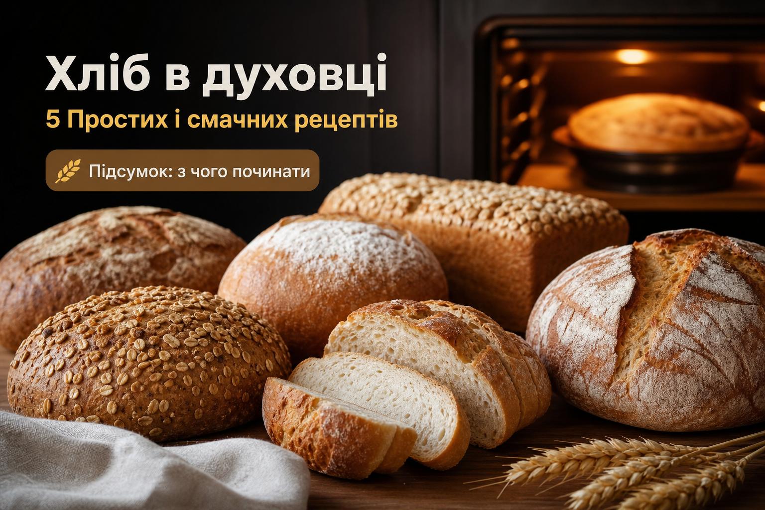 Хліб в духовці: 5 Простих і смачних рецептів. Підсумок: з чого починати Хліб в духовці: 5 Простих і смачних рецептів. Підсумок: з чого починати