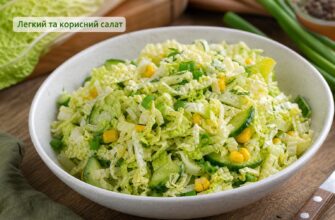 Салат з пекінської капусти без майонезу: смачно, легко і справді корисно