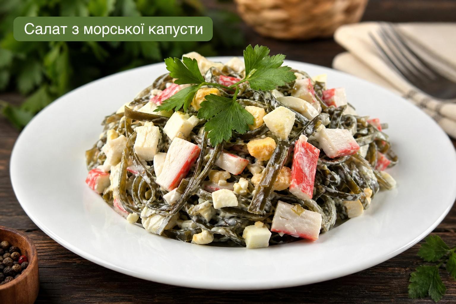 Салат з морської капусти з крабовими паличками і яйцем – рецепт з фото. Питання й відповіді про рецепт Салат з морської капусти з крабовими паличками і яйцем – рецепт з фото. Питання й відповіді про рецепт