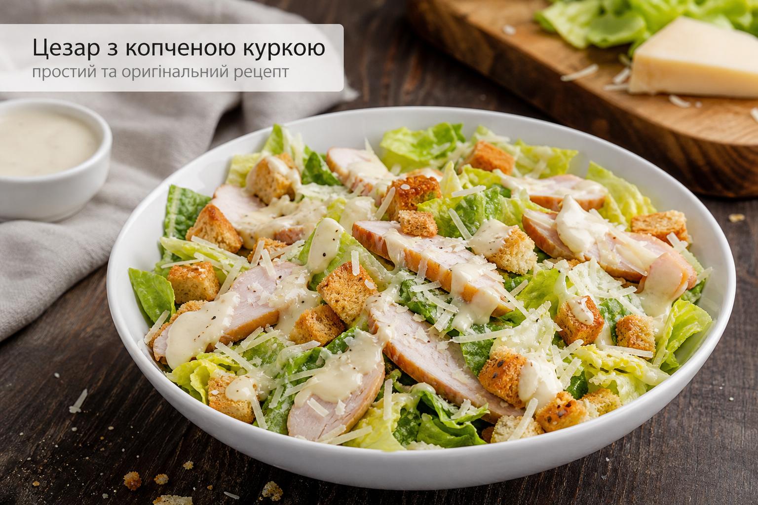 Про салаті Цезар з копченою куркою і сухариками – простий і оригінальний рецепт. Порівняння варіантів приготування соусу Про салаті Цезар з копченою куркою і сухариками – простий і оригінальний рецепт. Порівняння варіантів приготування соусу