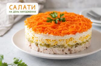 Салати на день народження: прості рецепти, які справді запам'ятаються