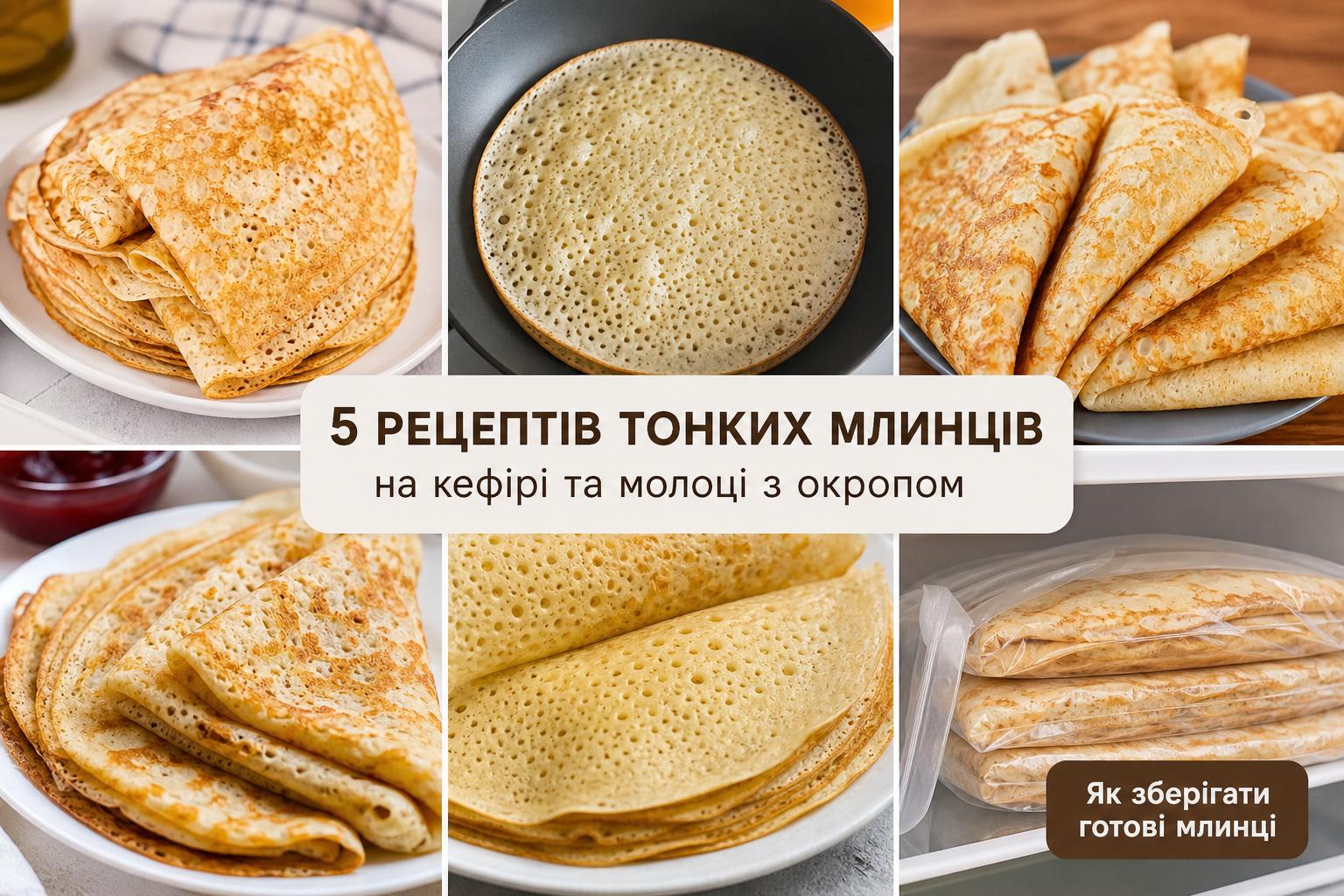 Млинці на кефірі та молоці з окропом — 5 рецептів тонких заварних млинців з дірочками. Як зберігати готові млинці Млинці на кефірі та молоці з окропом — 5 рецептів тонких заварних млинців з дірочками. Як зберігати готові млинці