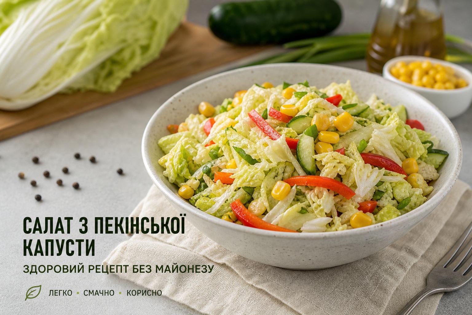 Смачний салат з пекінської капусти: здоровий рецепт без майонезу. Що не так з майонезом у салатах Смачний салат з пекінської капусти: здоровий рецепт без майонезу. Що не так з майонезом у салатах