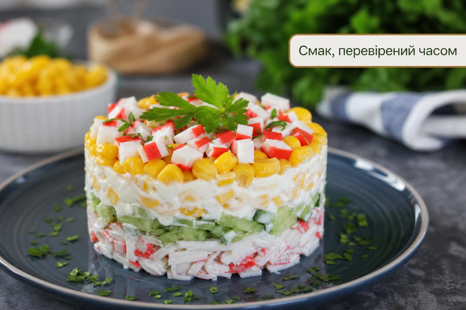 Дуже смачний салат з крабовими паличками: Топ 6 рецептів з фото від А до Я. Чому крабові палички досі в тренді Дуже смачний салат з крабовими паличками: Топ 6 рецептів з фото від А до Я. Чому крабові палички досі в тренді