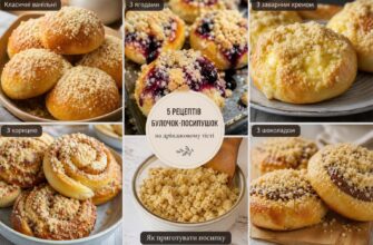 Булочки-посипушки: 5 перевірених рецептів дріжджової випічки з хрусткою цукровою крихтою