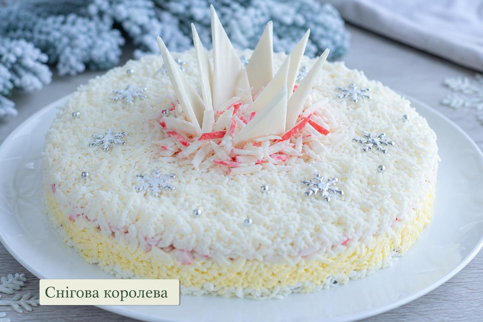 Салат з крабовими паличками і ковбасою – білосніжка, снігова королева, тритон. Як подати салат красиво Салат з крабовими паличками і ковбасою – білосніжка, снігова королева, тритон. Як подати салат красиво