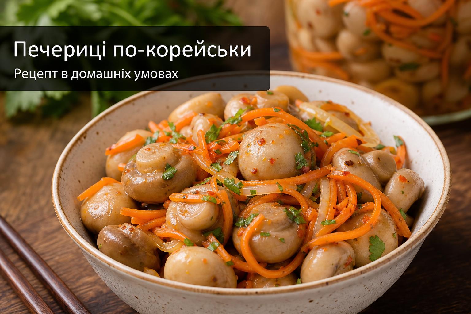 Печериці по-корейськи – рецепт в домашніх умовах покроково з фото. Скільки зберігаються мариновані гриби Печериці по-корейськи – рецепт в домашніх умовах покроково з фото. Скільки зберігаються мариновані гриби