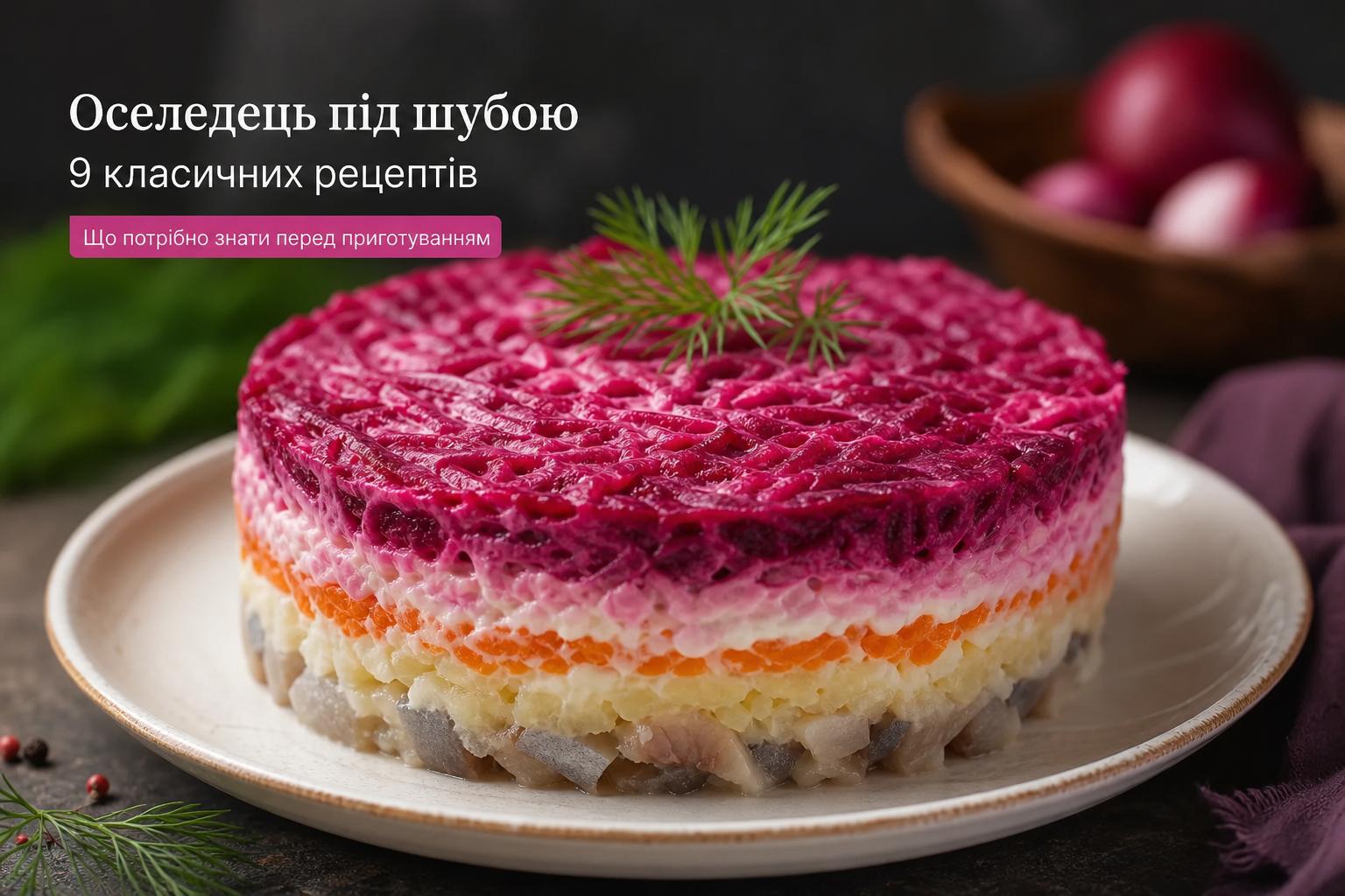 Оселедець під шубою: 9 класичних рецептів. Що потрібно знати перед приготуванням Оселедець під шубою: 9 класичних рецептів. Що потрібно знати перед приготуванням