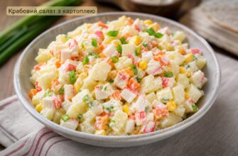 Крабовий салат з картоплею, яйцями, кукурудзою та морквою: рецепт, який хочеться повторювати