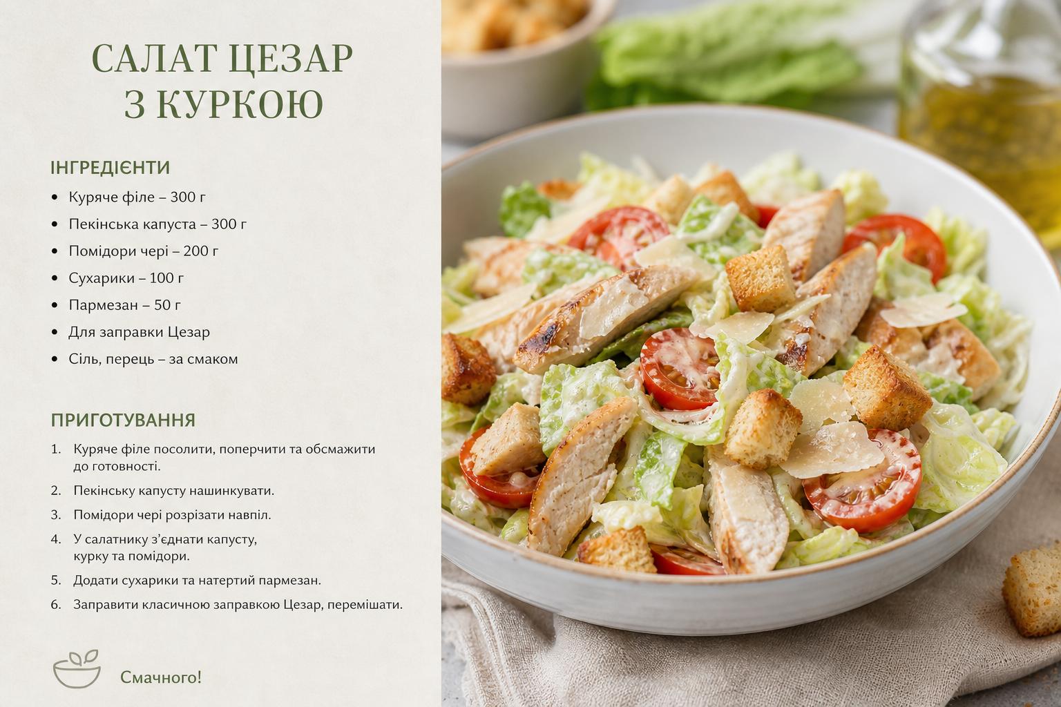 Рецепт салату Цезар з куркою, сухариками, пекінською капустою і помідорами. Заправка для Цезаря: класична кремова Рецепт салату Цезар з куркою, сухариками, пекінською капустою і помідорами. Заправка для Цезаря: класична кремова