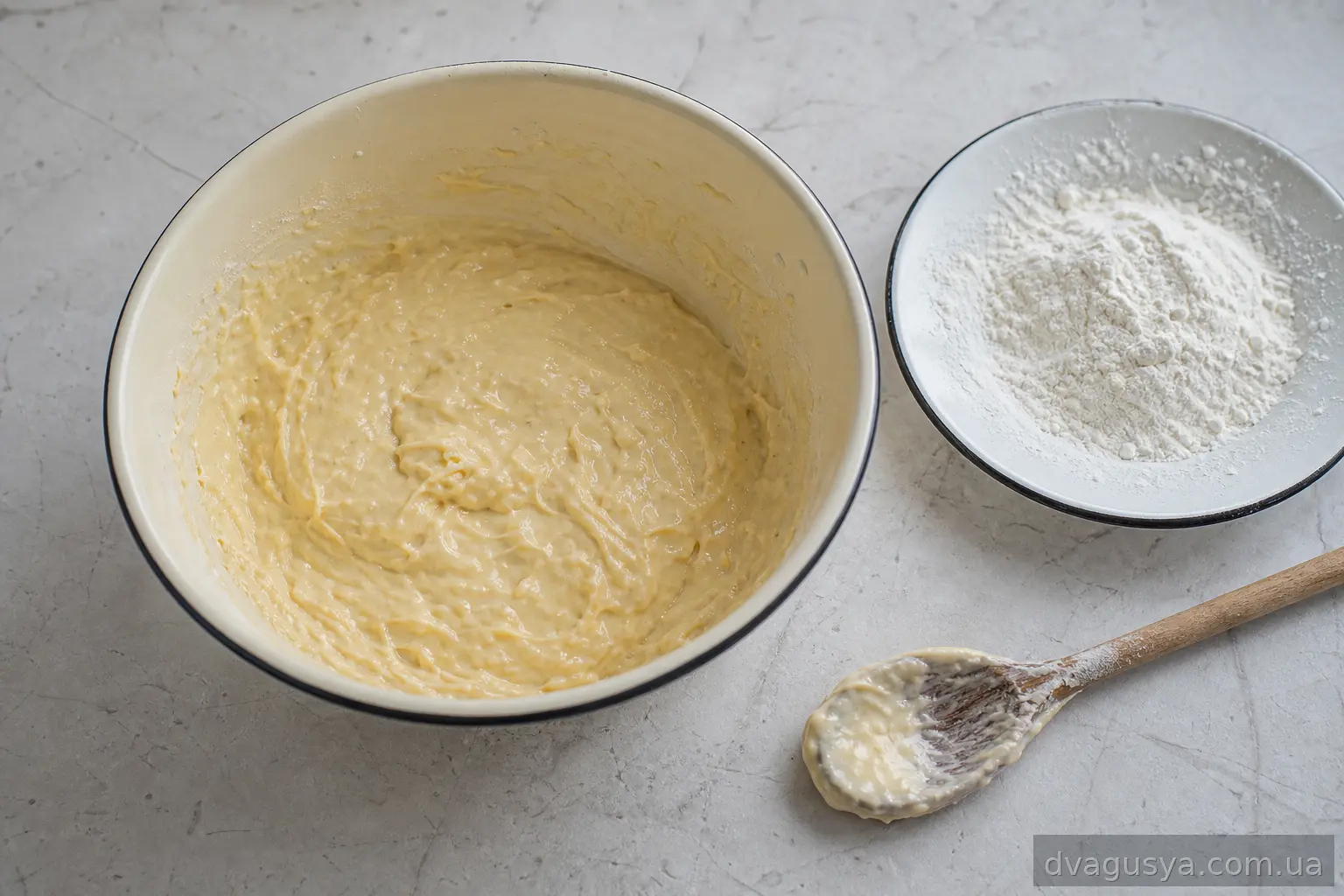 Густий кляр з борошном і сиром